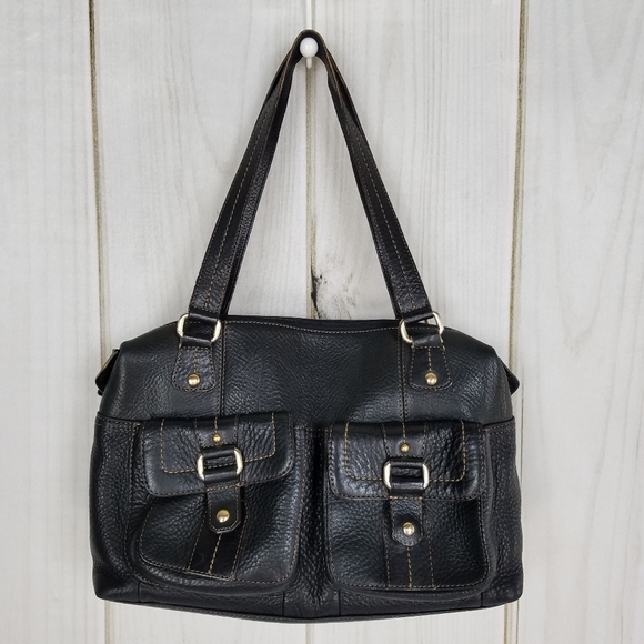 Fossil Handbags - 001. Fossil Black Hobo Shoulder Bag Purse